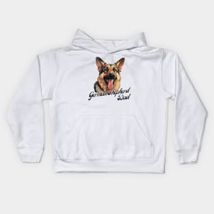 German Shepherd Dad T-Shirt - Dog Lover Gift, Pet Parent Apparel Kids Hoodie